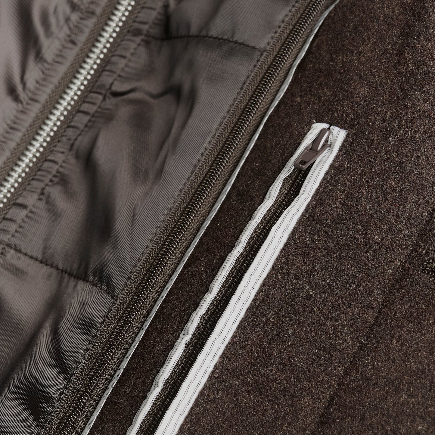 Matinique Harvey Wool Overcoat Espresso