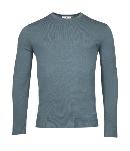 Thomas Maine Teal Merino Wool Jumper