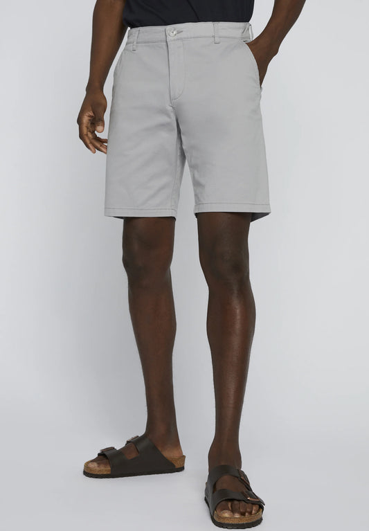 Matinique Light Grey Cotton Shorts