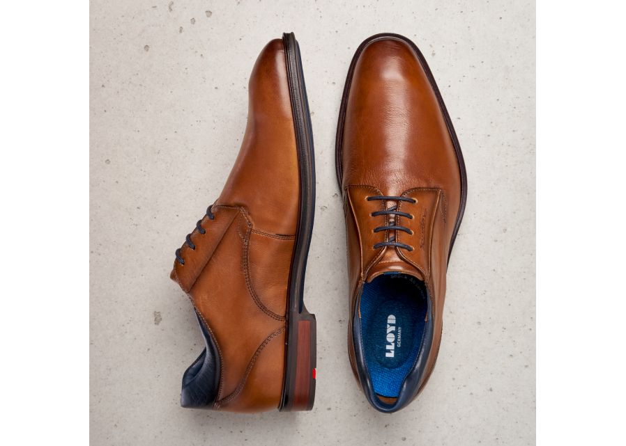 LLOYD Brown Leather Derby Shoe