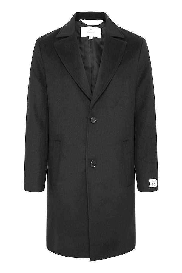 Matinique Black Wool Coat