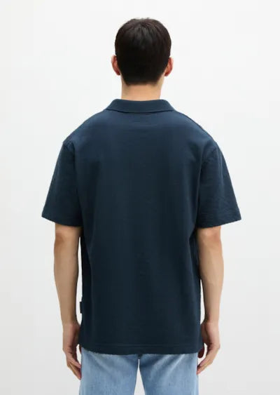 Marc O'Polo shirt Jersey Structure regular made from heavy ribbed jersey