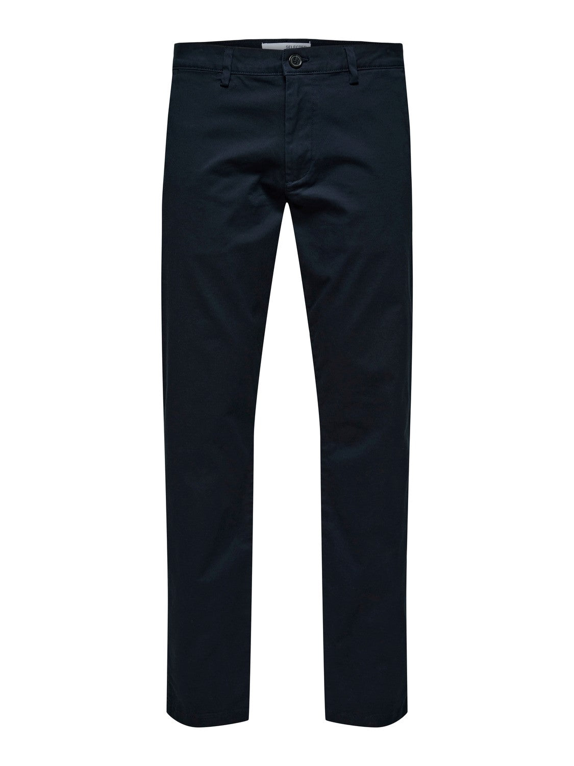 SELECTED Navy Slim Fit Flex Chinos