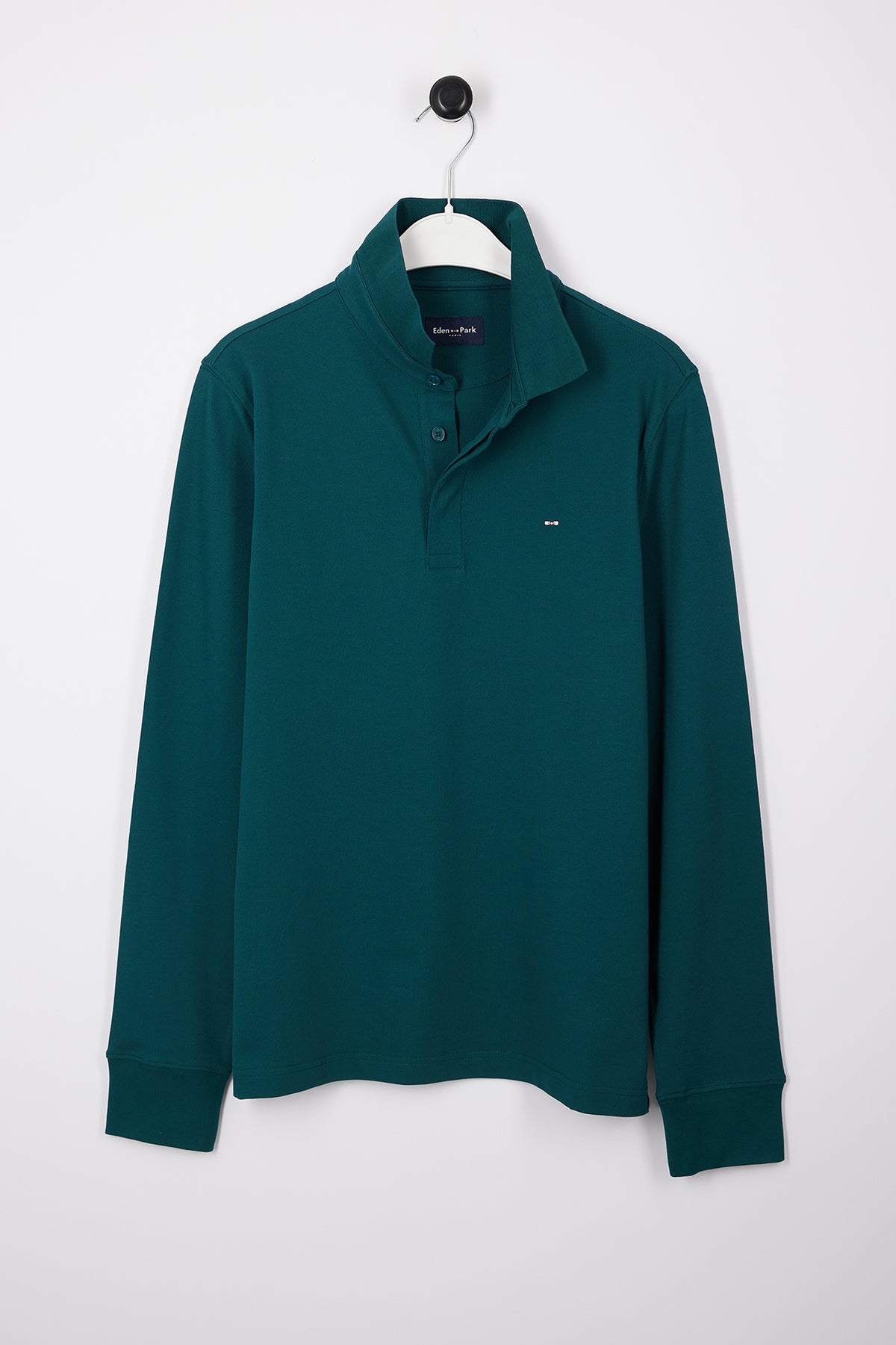 Eden Park Plan de Jeu Long Sleeve Polo - Futaie - photo 2