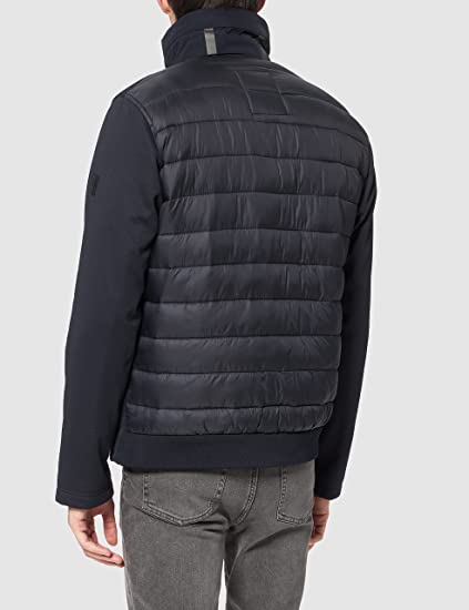 Strellson Avio Quilted jacket With Stand-Up Collar - Navy