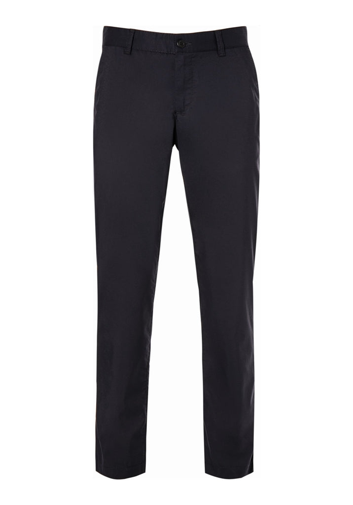Men's dark navy twill slim cut tapered fit cotton chinos from Alberto at StylishGuy Menswear Dublin.