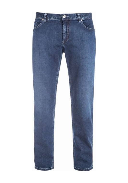 Straight Leg Blue Business Jeans