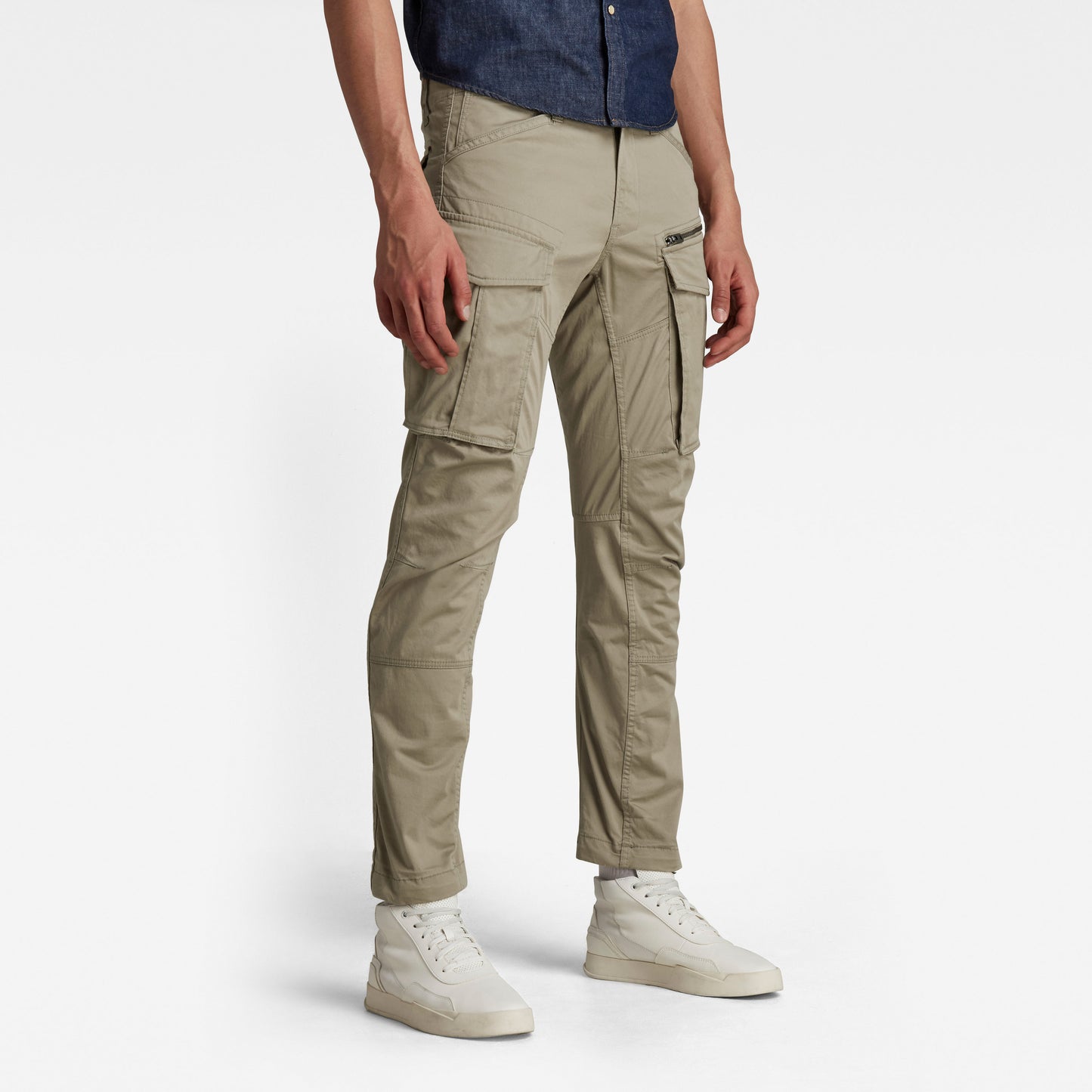 G-Star Straight Tapered Beige Cargo Pants