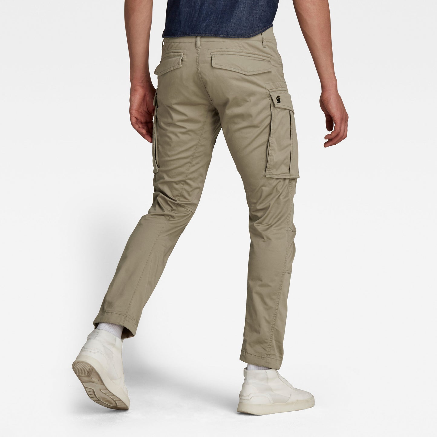 G-Star Straight Tapered Beige Cargo Pants