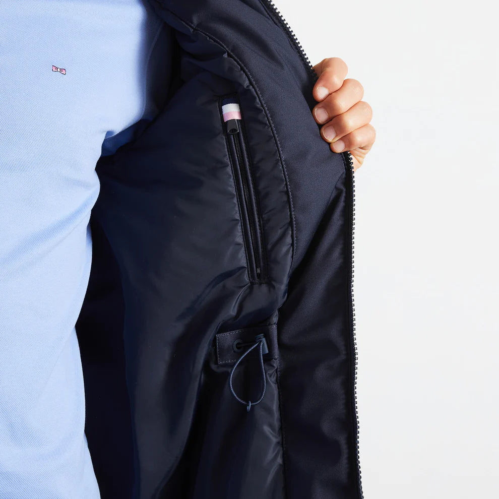 Eden Park Long Navy Parka