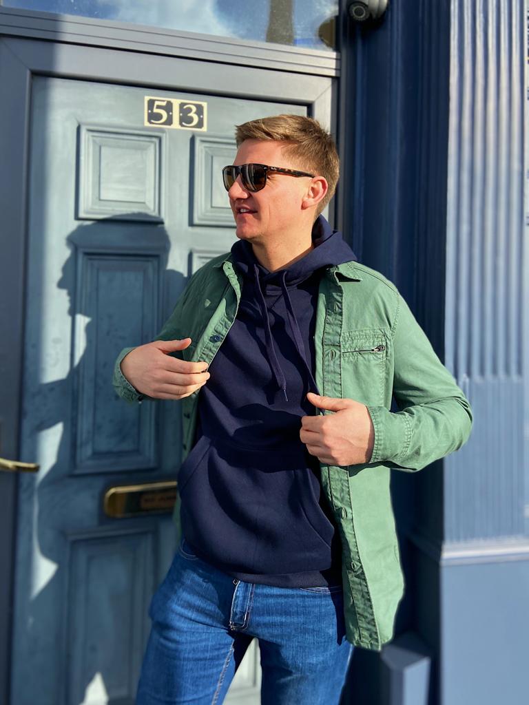 Mish Mash FLEX Light Denim Straight Leg, Stretch Cotton Jeans at StylishGuy Men's Boutique Dublin
