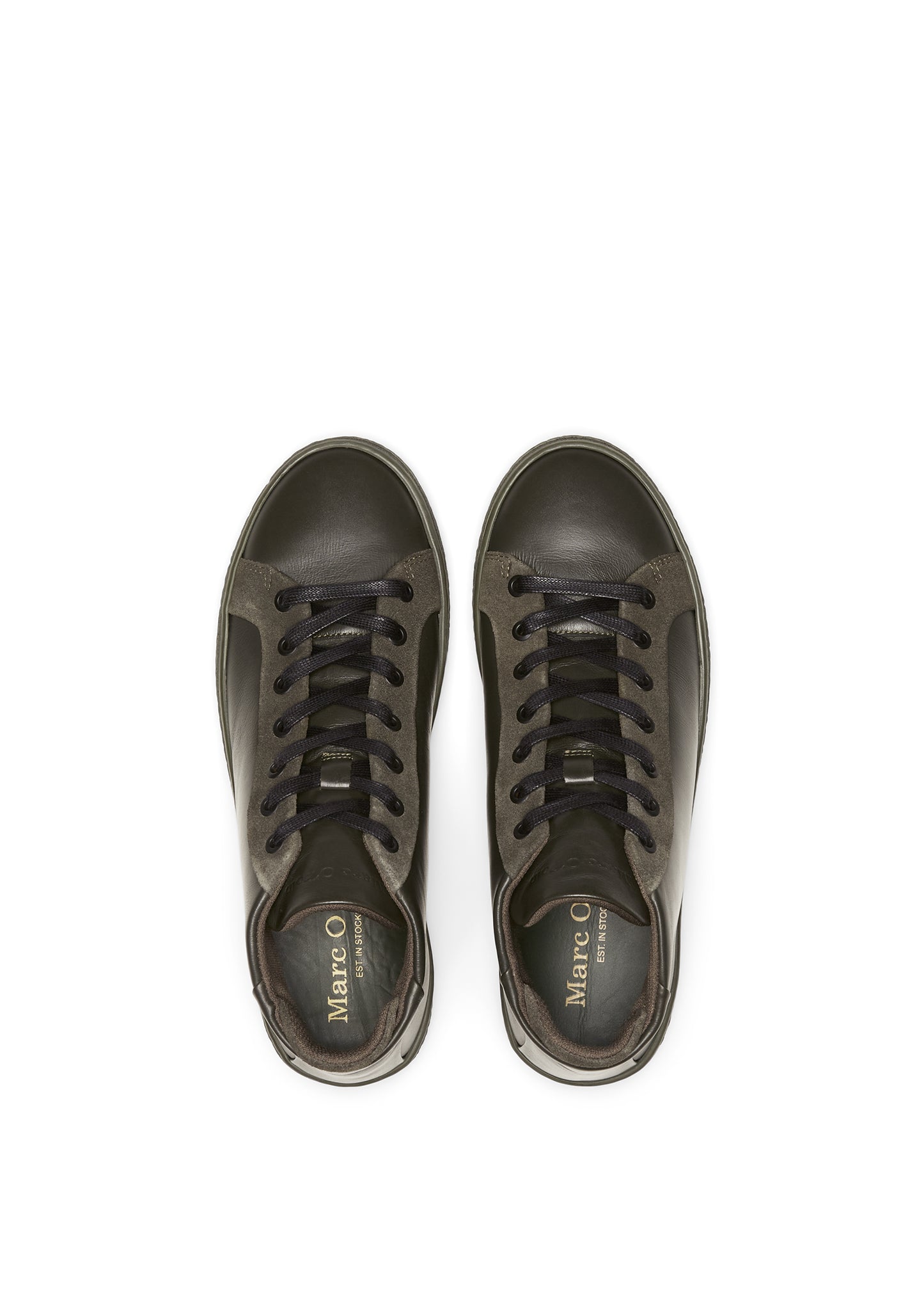 Marc O'Polo Forest Green High-Top Trainer