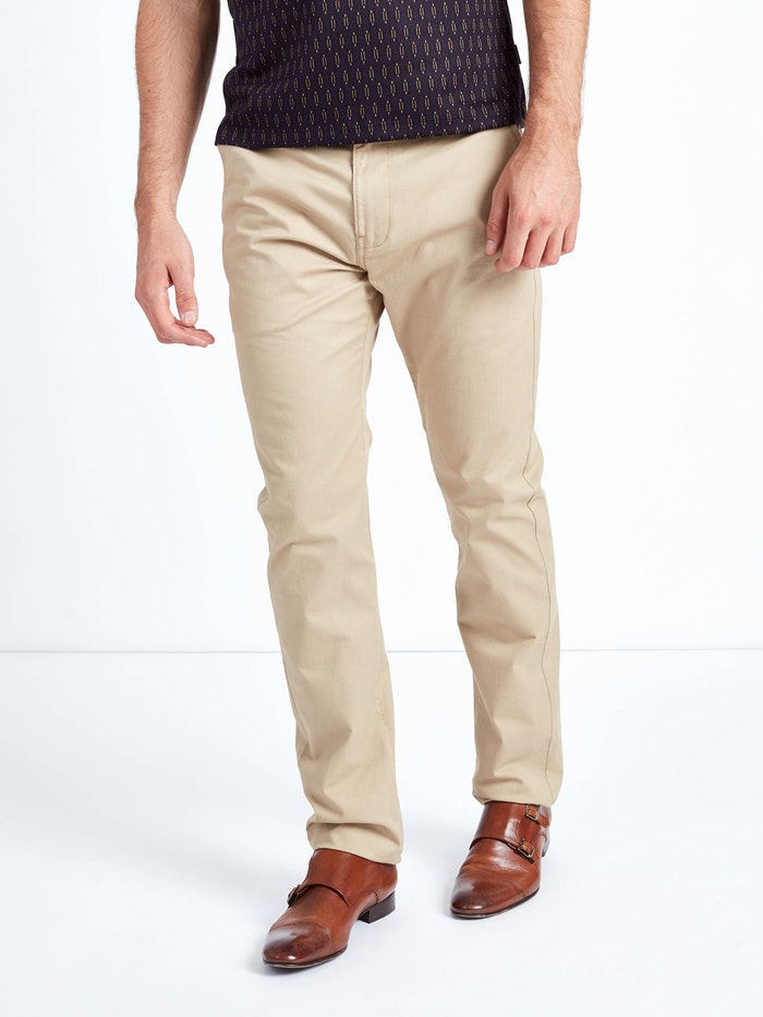 Men's Mish Mash Stone Beige Chino Trousers available at StylishGuy Menswear