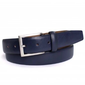 Tresanti Navy Leather Belt