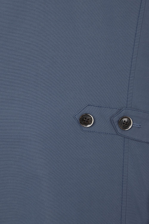 Men's Van Gils Fashion Blue Mac Smart-Casual Jacket available at StylishGuy Menswear Dublin on Model