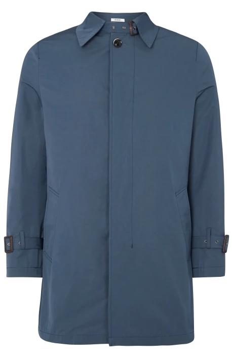 Men's Van Gils Fashion Blue Mac Smart-Casual Jacket available at StylishGuy Menswear Dublin on Model