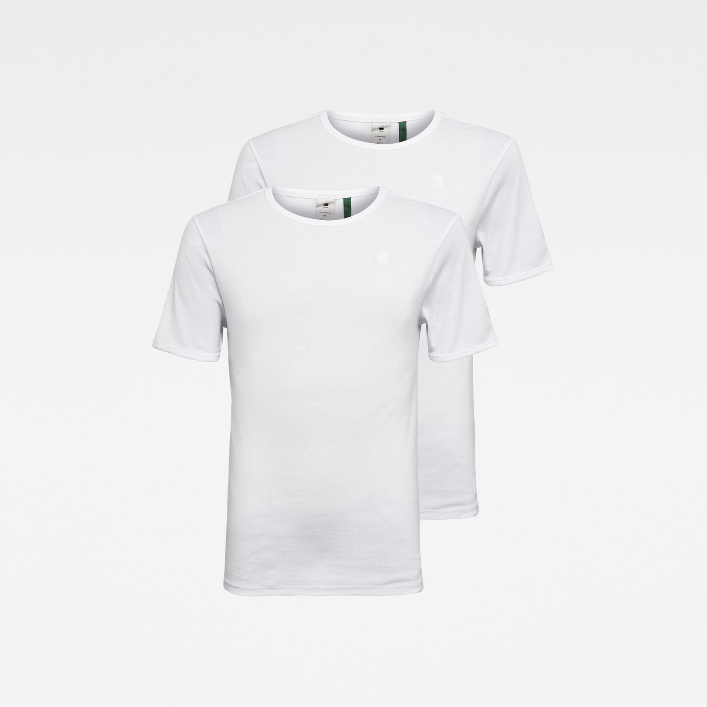 White Cotton Round Neck T-Shirts from G STAR Ireland at StylishGuy Menswear