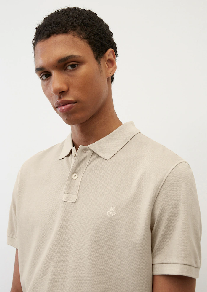 Marc O'Polo Silk Grey Polo